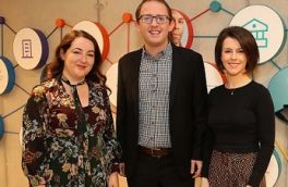 Ann Claire Nolan with Mark Curley and Aoife Marron